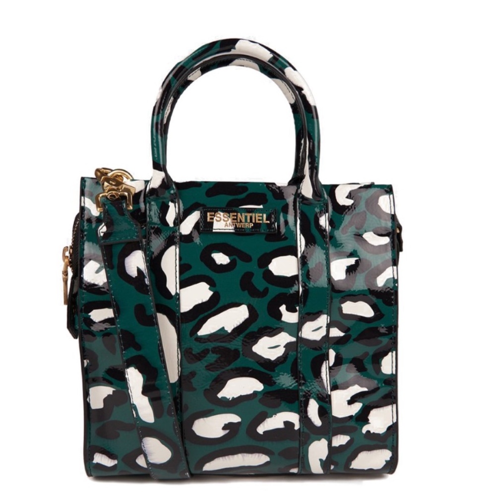 ESSENTIEL ANTWERP Leopard Print Multi-way Bag